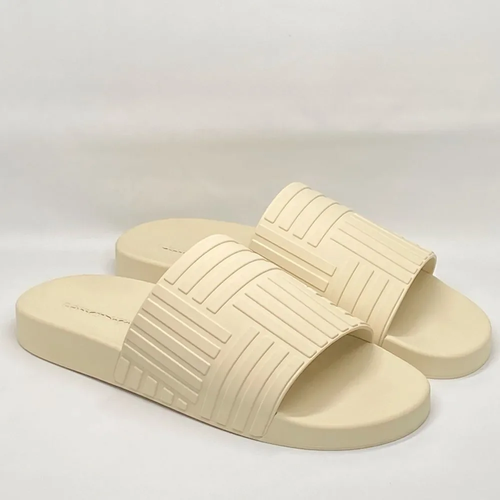 Bottega Veneta Rubber Slide Sandals size 46/us size 13